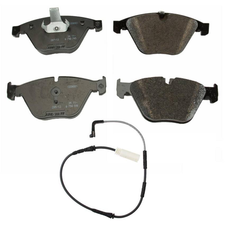 BMW Disc Brake Pad Set - Front (w/ Sensor)